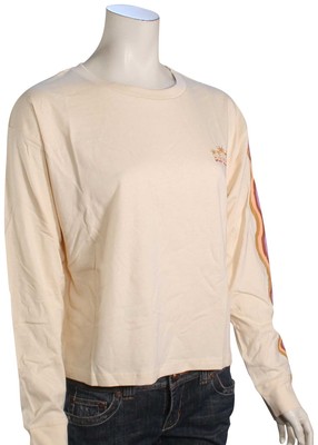 

Женская футболка Rip Curl Swell LS — Off White — Новинка, Коричневый