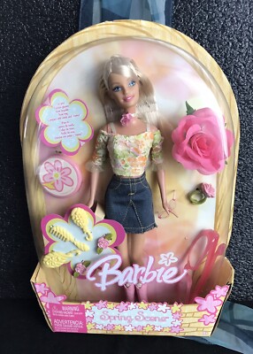 BARBIE, SPRING SCENE, MATTEL #H8252, ORIGINAL 2005, NRFB, SUPER CUTE!