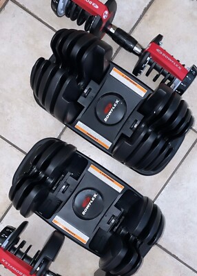 2  Haltères BOWFLEX Compact à Charge Variable de musculation neuf jamais servi