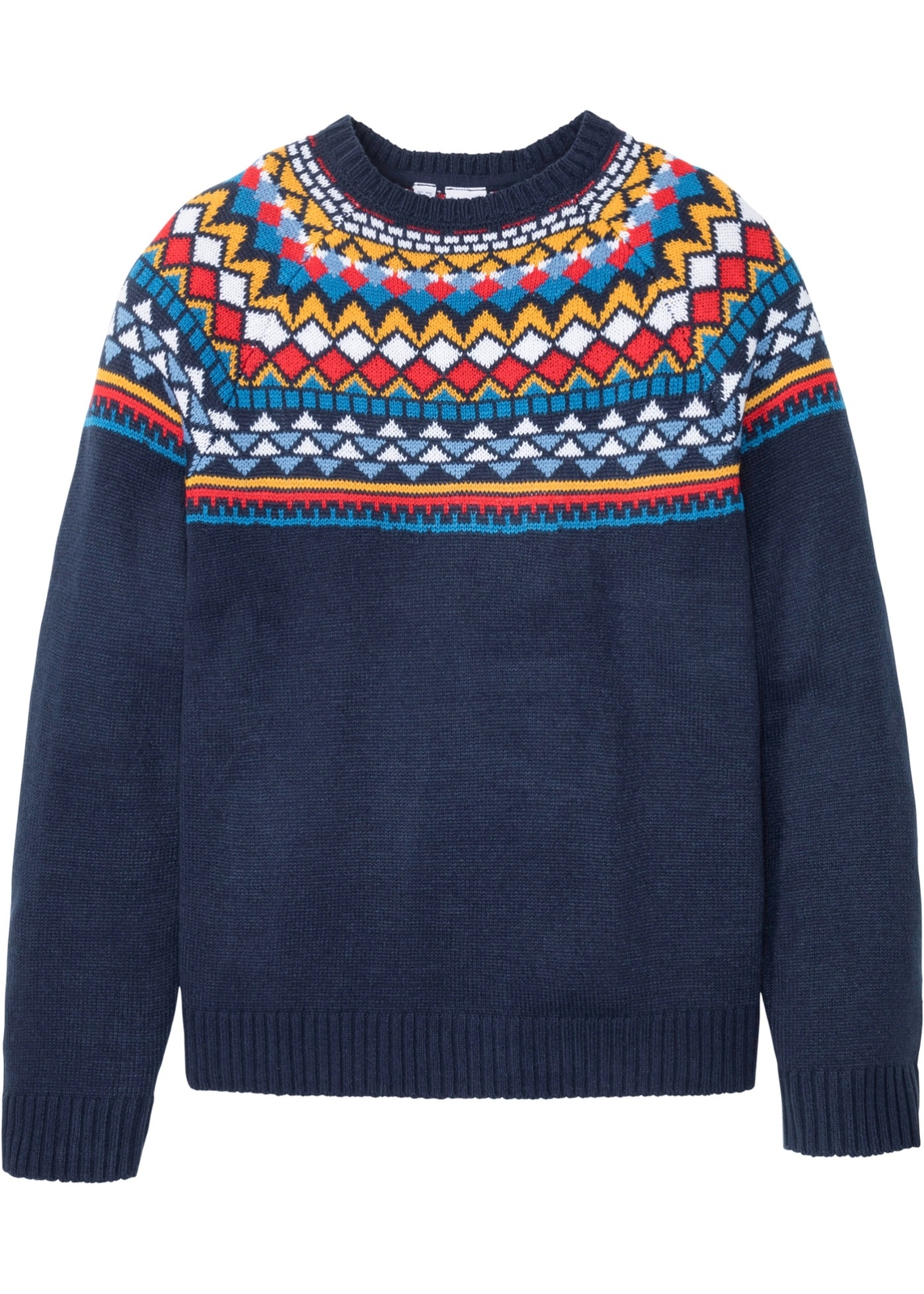 Männer Norweger Pullover, 821076 in Blau 68/70 (4XL)