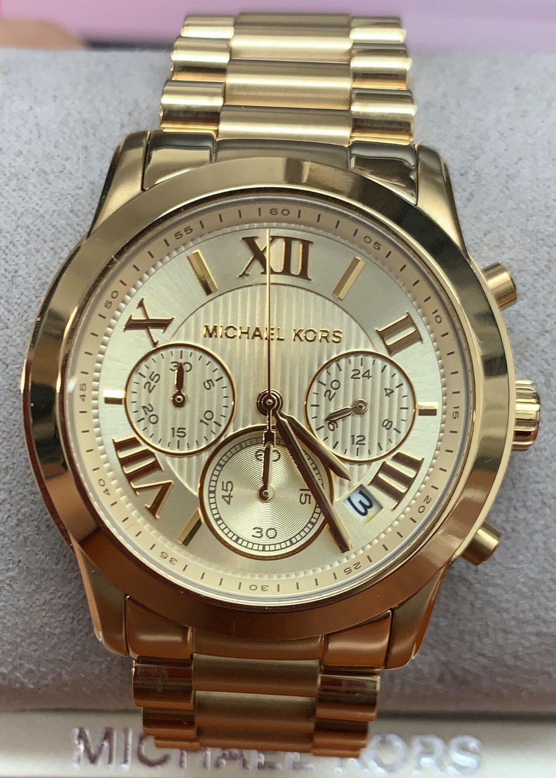 MICHAEL KORS MK3584 ゴールド 時計 マイケルコース/Michael Kors 時計 ダーシー MK3584 グレー