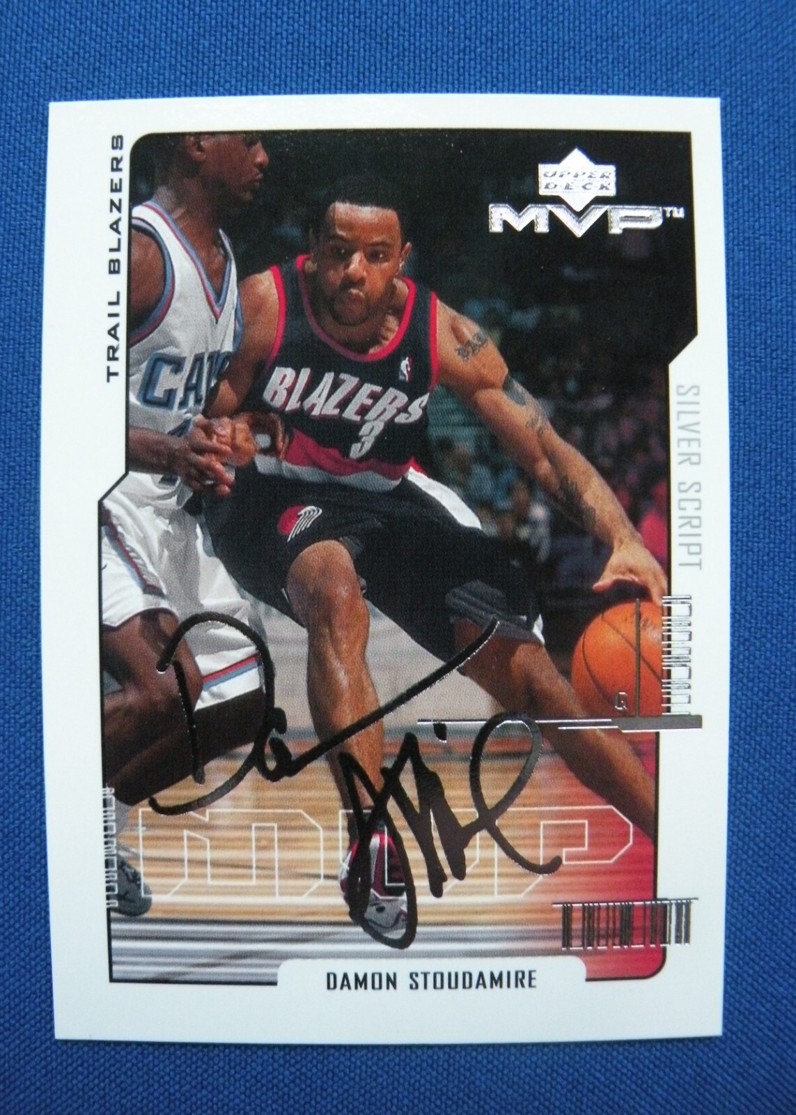 2000 UD MVP Basketball Silver Script Damon Stoudamire
