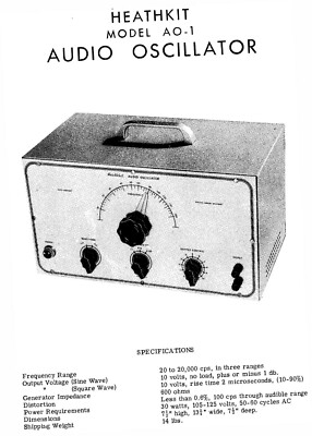 Circuit Diagrams For Heathkit AO-1