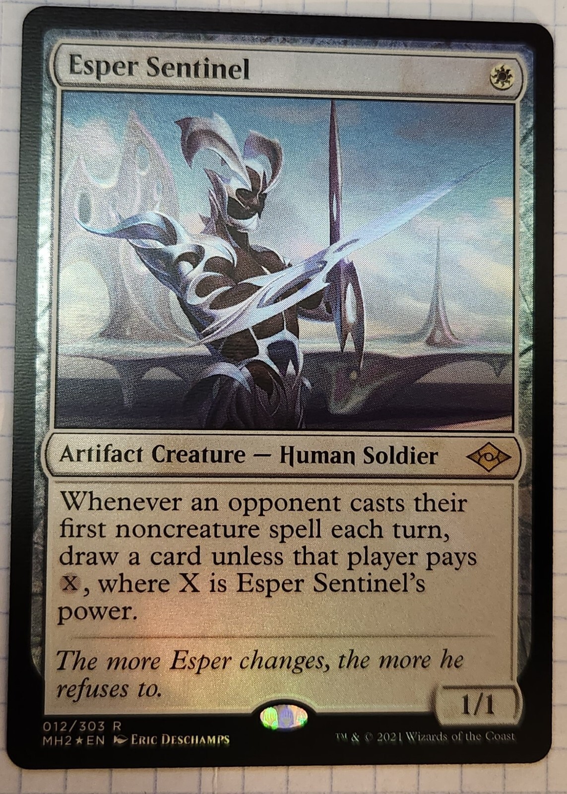 MTG Foil エスパーの歩哨/Esper Sentinel 日本語 4枚 エスパーの歩哨 (Esper Sentinel) · Modern Horizons 2 (MH2