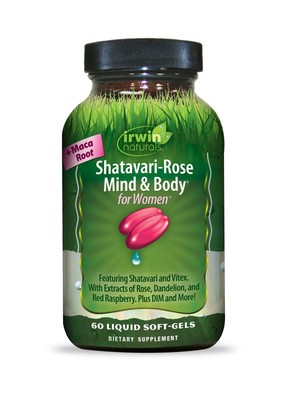 Irwin Naturals Shatavari-Роза для тела и души для женщин, 60 капсул