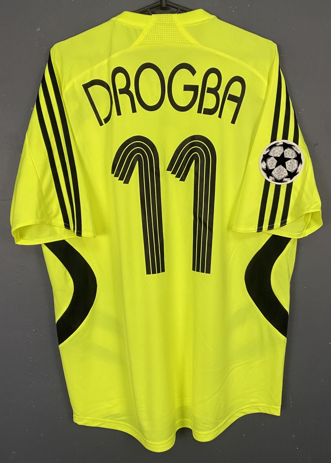 チェルシー 07/08 ドログバ Drogba ユニフォーム Mサイズ MENS FC CHELSEA 2007/2008 DIDIER DROGBA UEFA SOCCER FOOTBALL