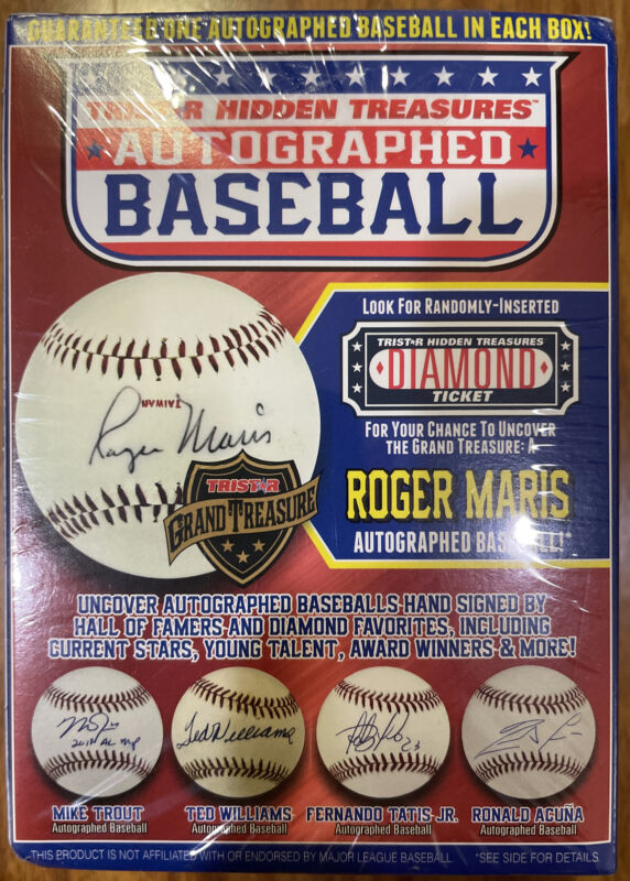 NEW! SEALED! Red Box Tristar Hidden Treasures Autographed Baseball Series 12