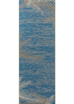 Couristan Monaco Tropical Palms Indoor/Outdoor Area Rug, 2'3'' x 11'9'' Runner,...