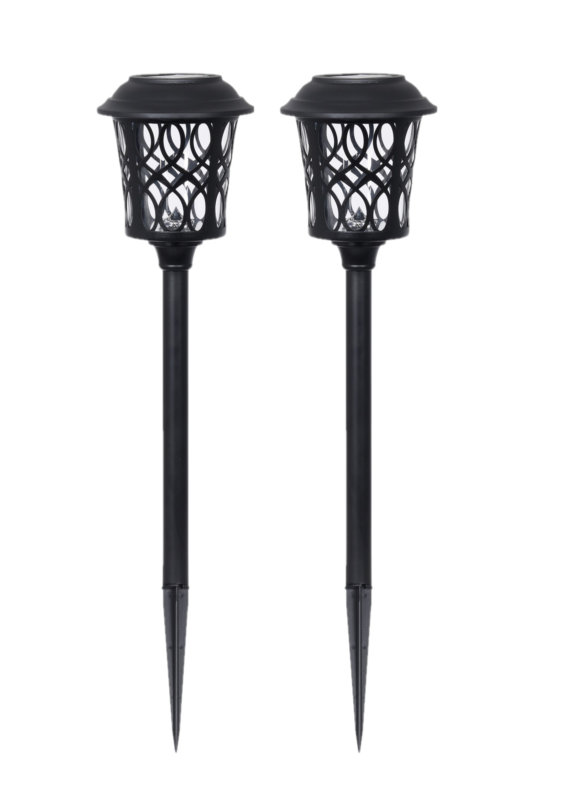 Better Homes & Gardens Solar Wrought Home Path Light 20 Lumen, Bronze Finish (2-