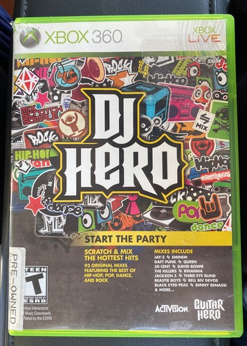 DJ HERO For XBOX 360 93 Mixes - Start The Party 47875961944