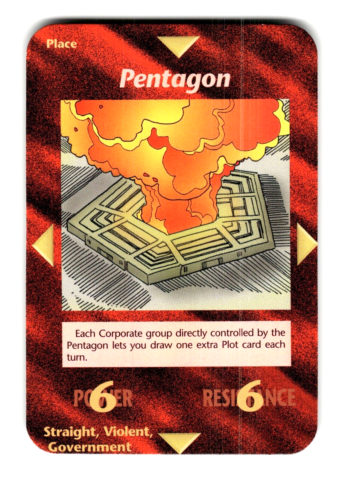 Pentagon Card Unlimited INWO Illuminati New World Order Game