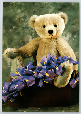 Continental Mirja De Vries Teddybears Love Flowers Art Vintage Postcard