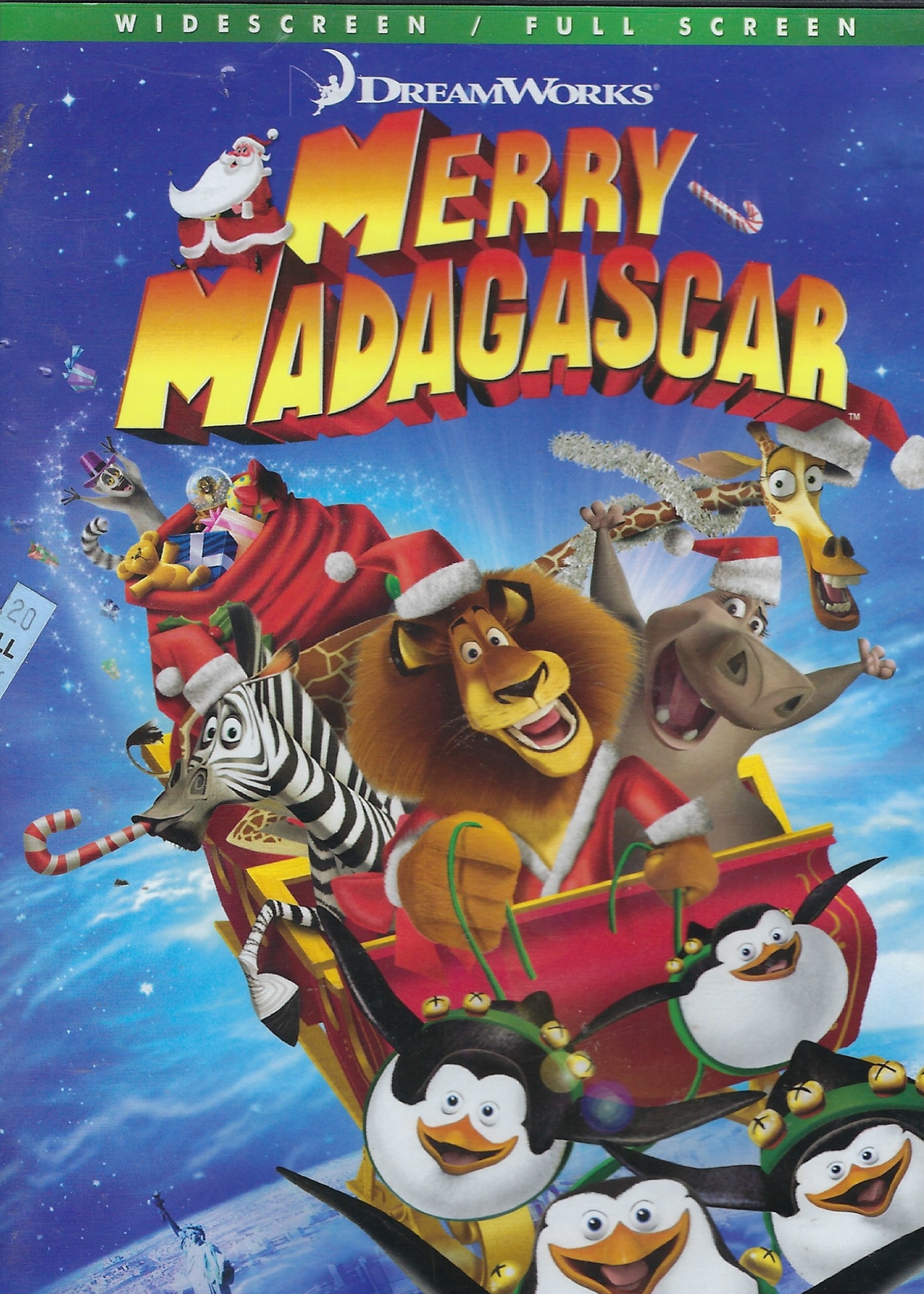 Merry Madagascar Widescreen Full Screen Dvd Ebay