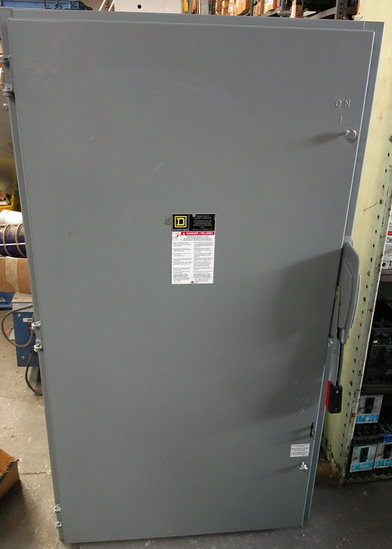 NEW SQUARE D H365 400A HEAVY DUTY SAFETY SWITCH TYPE 1 ENCLOSURE FUSIBLE 600VAC