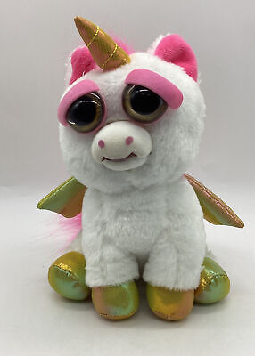 Feisty Pets~Ali Cornball the Alicorn Pink Winged Unicorn~Pre-owned