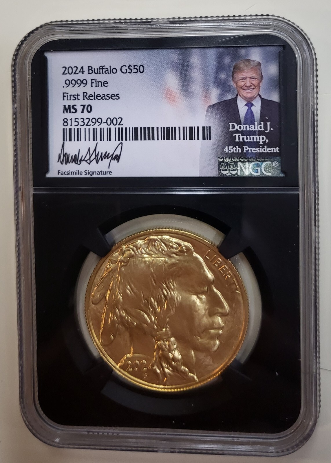 トランプ 2024 記念銀貨 アメリカ 2024 ドナルド・J・トランプ 第47代米大統領当選記念 1