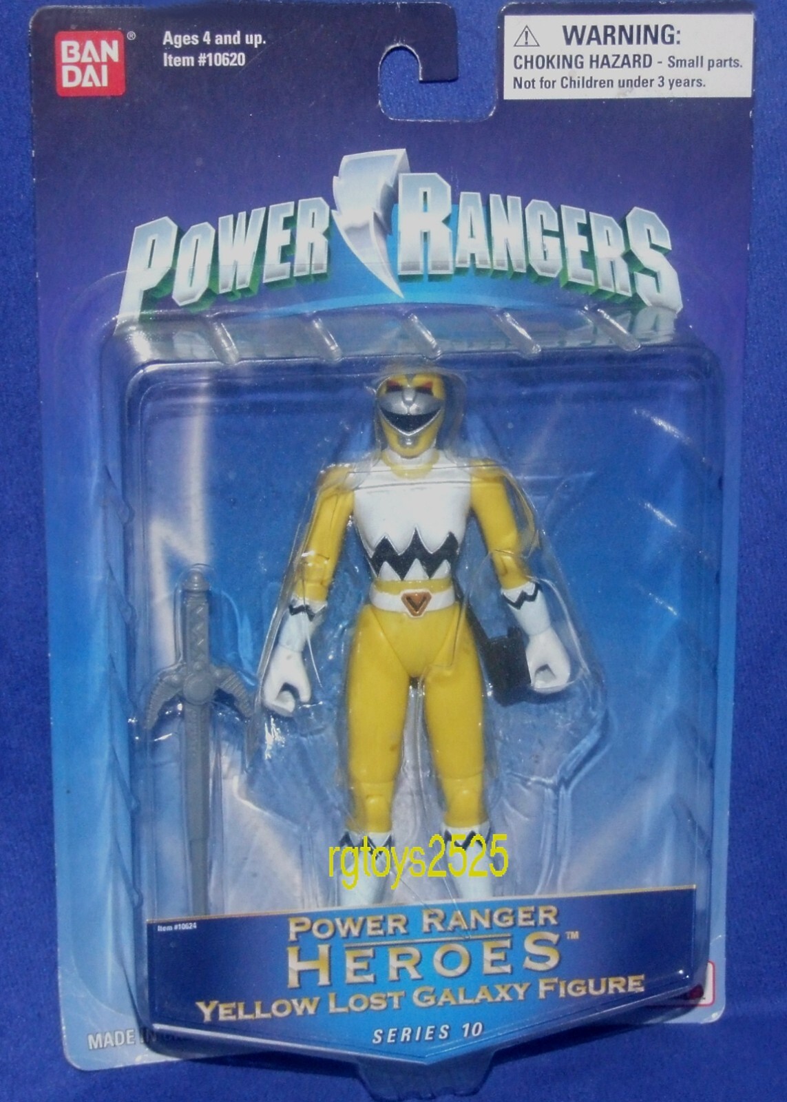 【希少】POWER RANGERS  Lost GALAXY Power Rangers Lost Galaxy Yellow Ranger Heroes Series 10 New