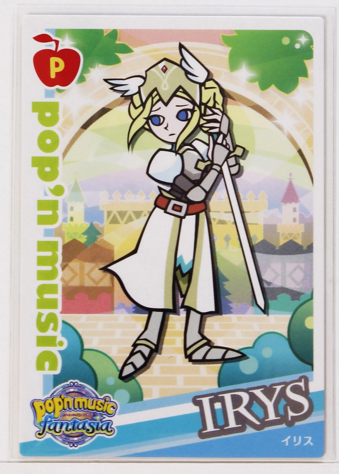 Pop'n Music Card Irys PK22N026 KONAMI Japan Game Character