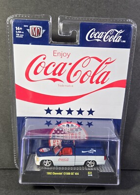 M2 Machines Coca Cola 1992 Chevrolet C1500 454 SS 4th Of July '86 Lot of 2