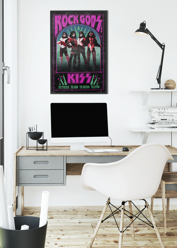 Kiss Band Heavy Metal Rock Gods Music Art Print Poster 12x18