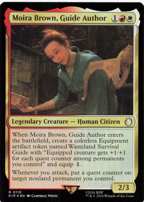 Magic The Gathering - Moira Brown, Guide Author FOIL PIP #110