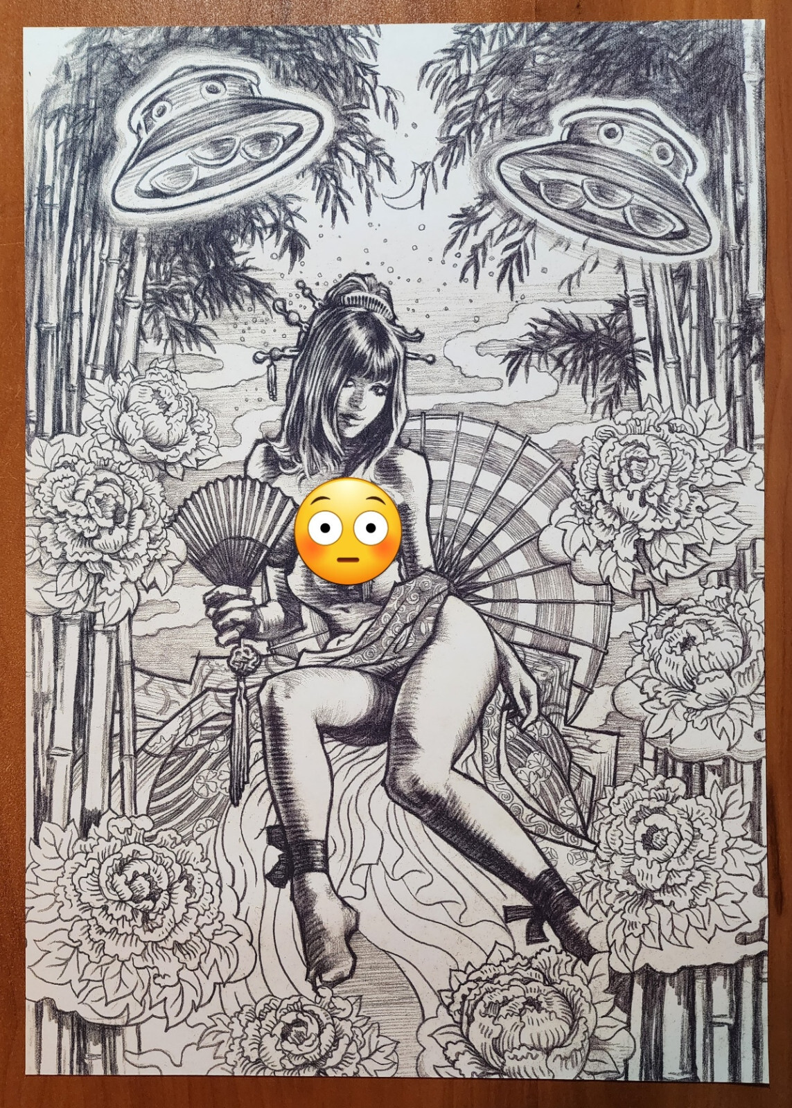 ロッキンジェリービーン WANKDER WOMAN Giclee Print ロッキンジェリービーン WANKDER WOMAN Giclee Print ロッキン