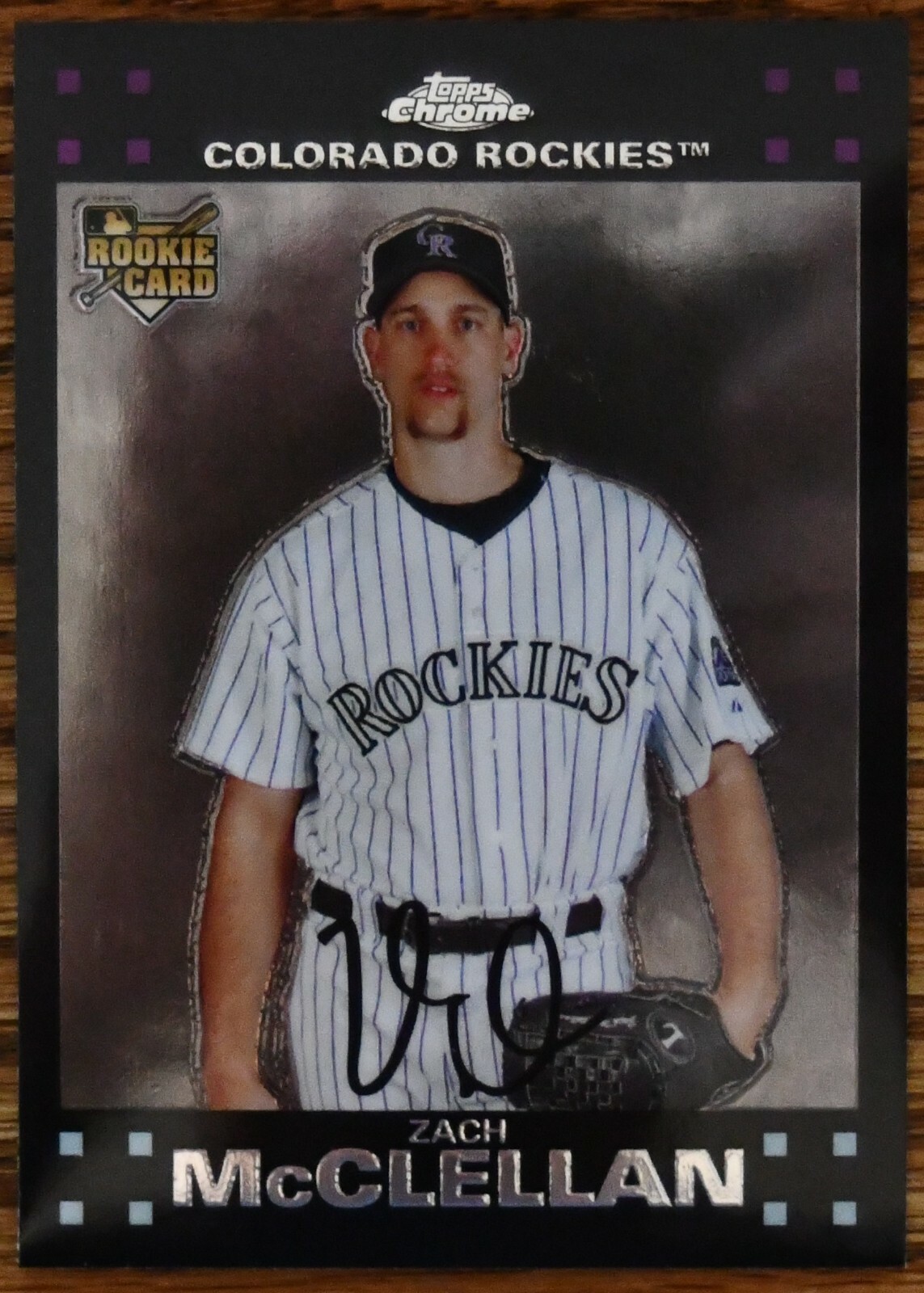 2007 Topps Chrome #278 Zach McClellan RC Rookie Colorado