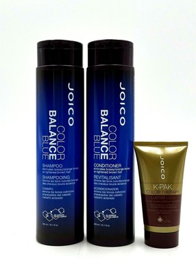 Joico Color Balance Blue Shampoo,Conditioner & Luster Lock Trio