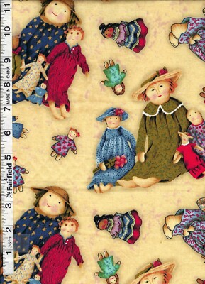 Primitive Cream Dolls by SPX Fabrics    32''