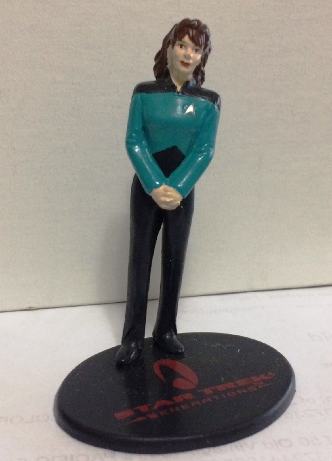 3 Star Trek Generations Movie Figures 1994 Applause - Crusher, Troi and Scotty