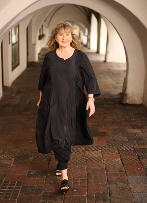 SINNE SINNE - LAGENLOOK TUNIKA KLEID GR 44 46 48 50 52 54 - SCHWARZ