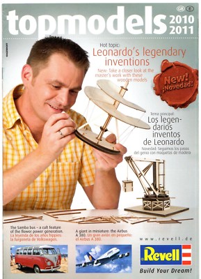 Revell Kits Models 2010-11 UK Spanish Markets Sales Brochure
