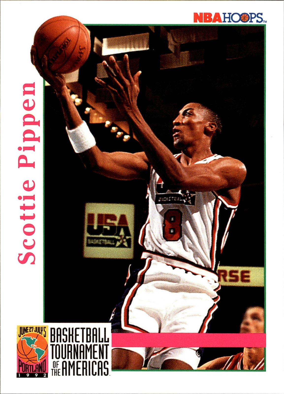 1992-93 NBA Hoops Scottie Pippen #345 Chicago Bulls HOF