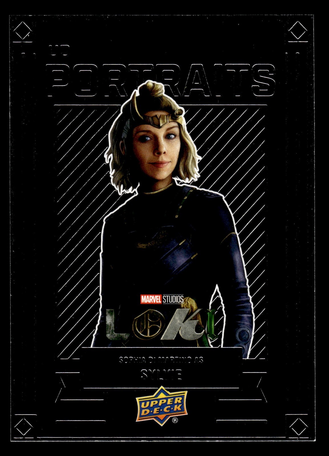 2024 Upper Deck Marvel - UD Portraits #P2 Sophia Di Martino as Sylvie 2024 Upper Deck Marvel - UD Portraits #P2 Sophia Di Martino as Sylvie