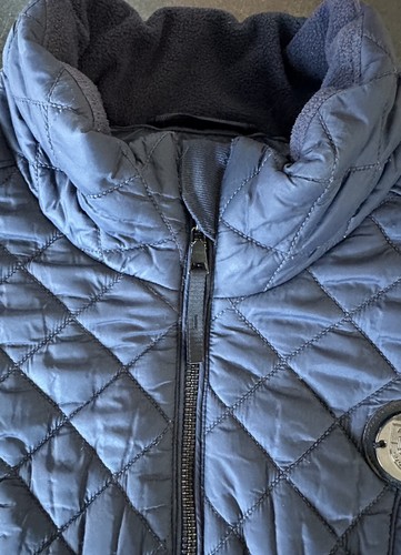 Noel Asmar Quilted  Equestrian Womens Vest  Navy Blue Size M