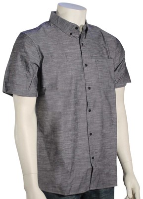 

Рубашка на пуговицах Hurley One and Only SS — черная — новинка, Черный