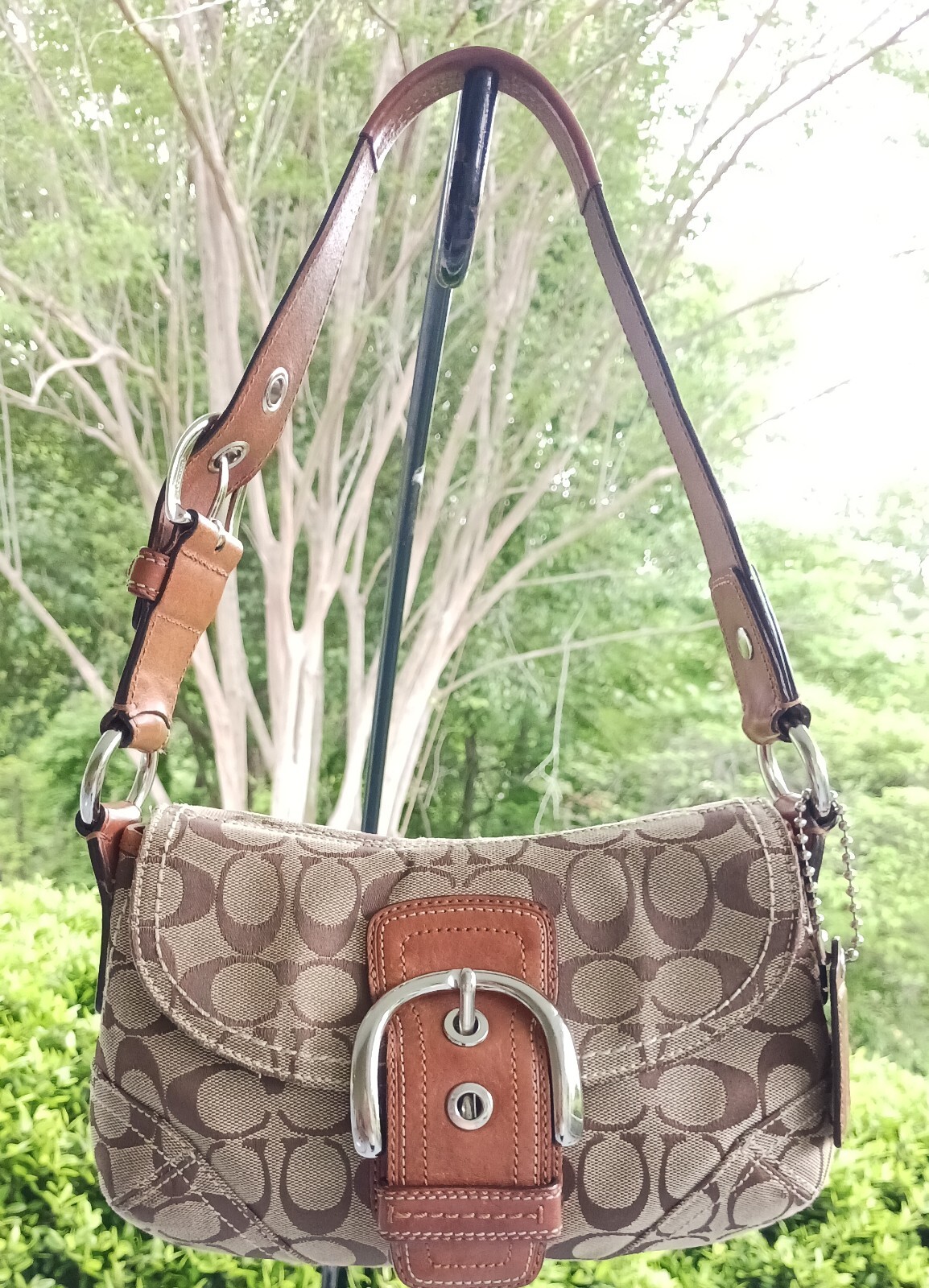 平成 y2k coach Soho Signature Shoulder Bag Coach Soho Hand Bag Signature Flap y2k From Japan | eBay