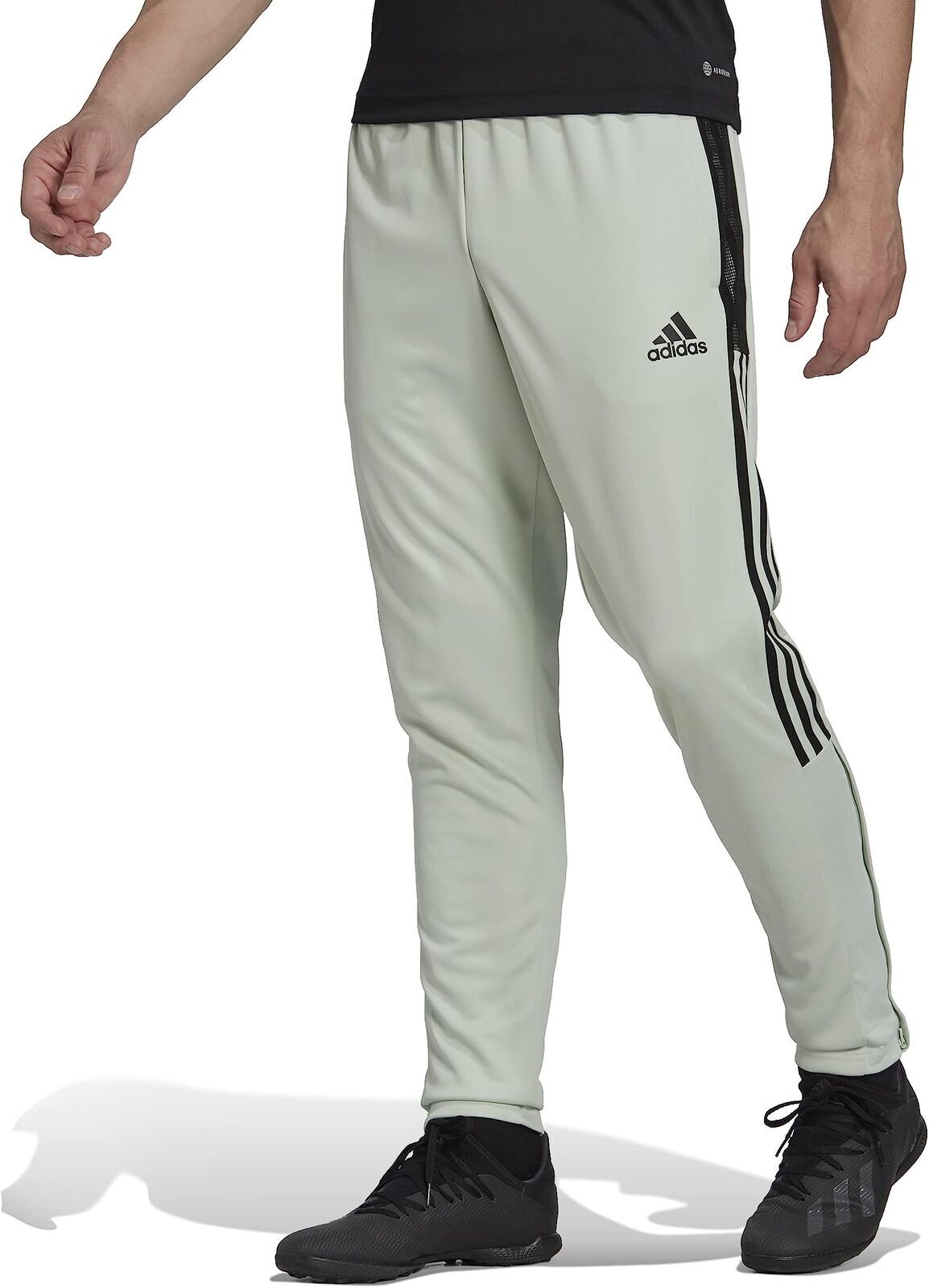 [IC6397] Футбольные брюки Adidas Tiro Track CU Светло-зеленые *НОВИНКА*