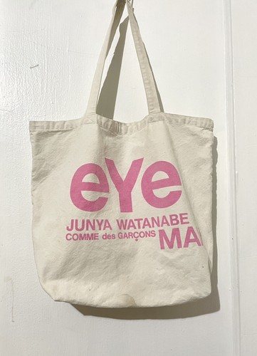 【新品】eYe JUNYA WATANBE コムデギャルソン　トートバッグ eYe JUNYA WATANABE COMME des GARÇONS MAN Logo Print Tote Bag