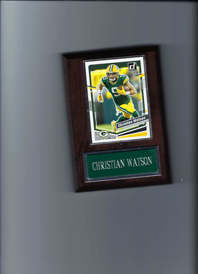 CHRISTIAN WATSON PLAQUE GREEN BAY PACKERS FOOTBALL NFL   C