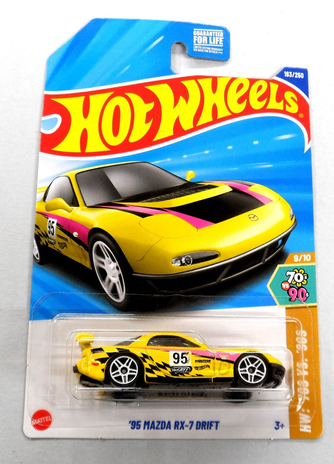 Hotwheels’95 MAZDA RX-7 yellow HOT WHEELS 95 MAZDA RX7 DRIFT | eBay