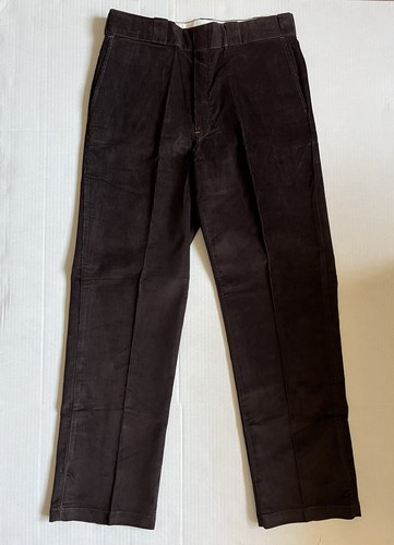NWT Vintage Dickies 34x32 Men's Corduroy Pants Dark Brown
