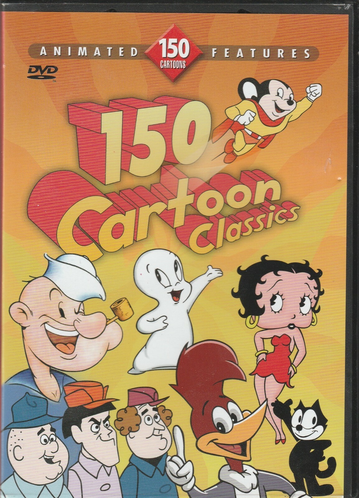 150 Cartoon Classics DVD 2008 3 Disc Set L@@K Scans Free