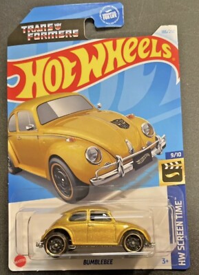  GOLD  Hot Wheels Transformers Bumblebee. BRAND NEW 186/250