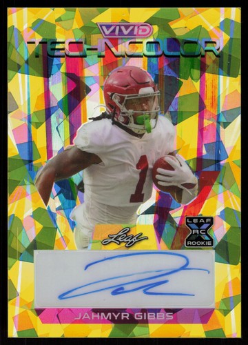 2023 Leaf Vivid Jahmyr Gibbs #T-JG1
