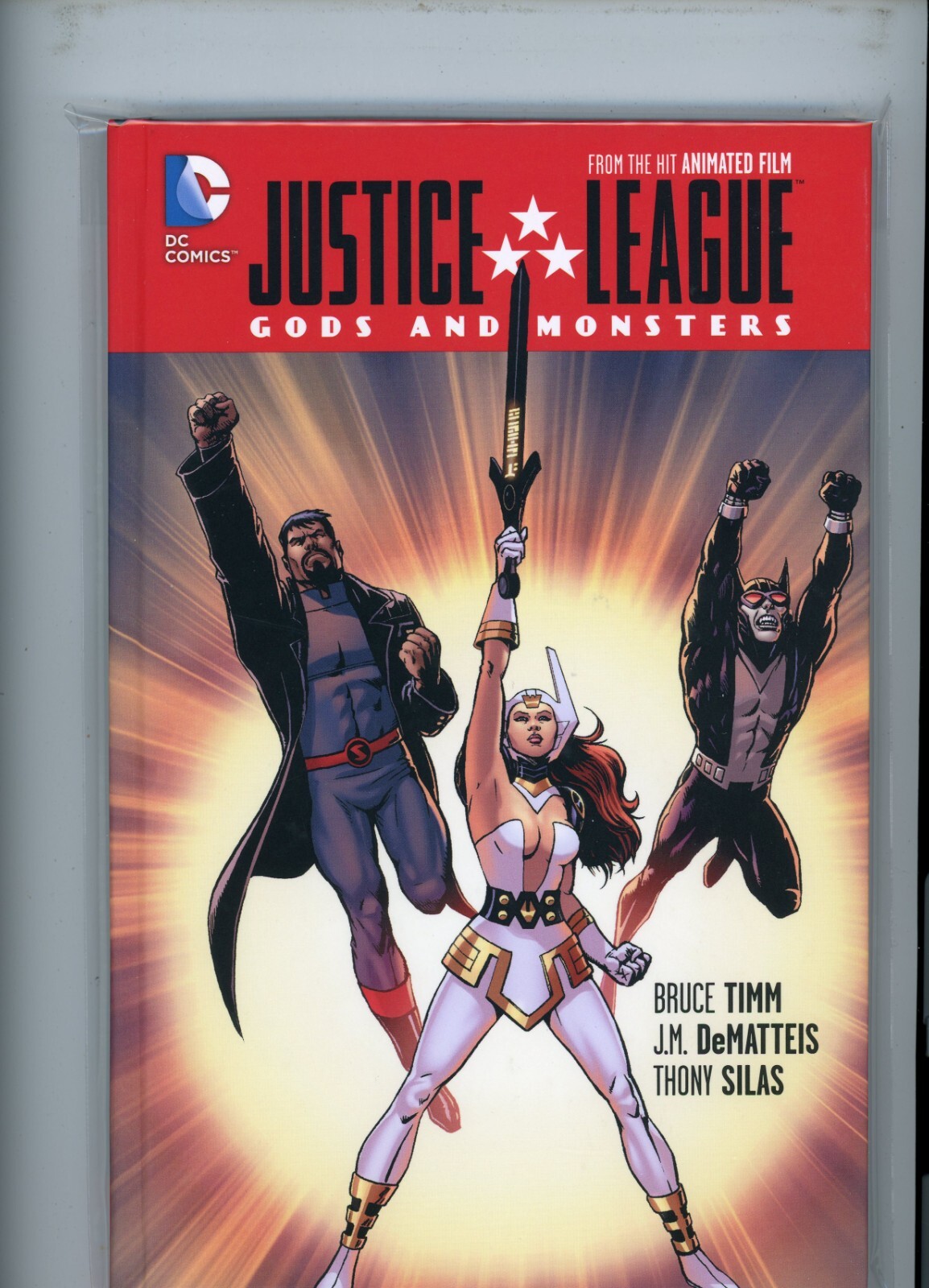 JUSTICE LEAGUE GODS AND MONSTERS NM 9.6 HARDCOVER TIMM