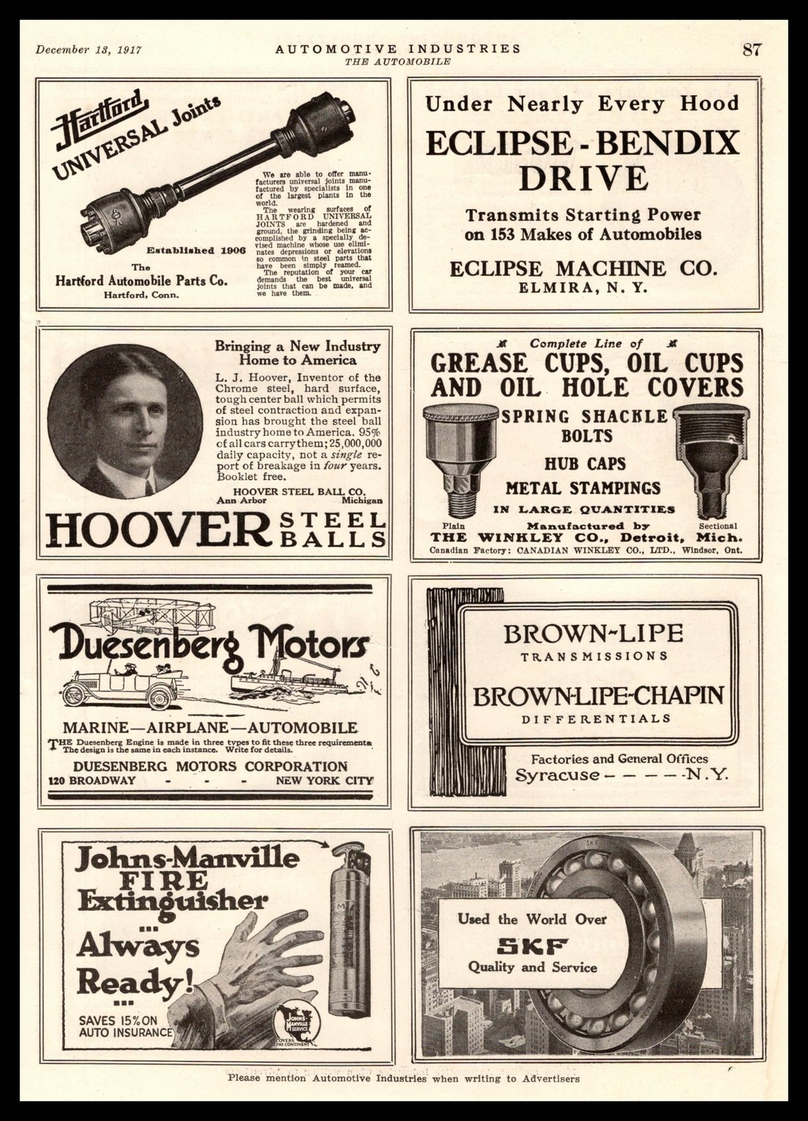 Hole Covers Vintage Print Ad