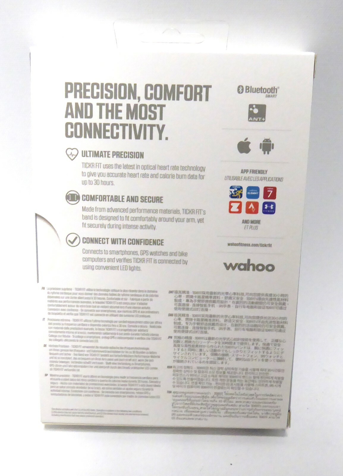 Wahoo Fitness TICKR FIT Heart Rate Armband - Optical, Bluetooth, ANT+