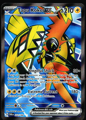 tapu Amazon.com: Pokemon - Tapu Koko ex 068/182 - Paradox Rift