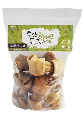 Dog Bones Natural Rawhide Bones 3-4'' (6 counts)